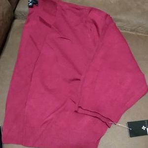 Burgandy balero sweater